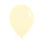 Globo Pastel Mate Amarillo R18 por unidad Sempertex