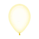 Globo Cristal Pastel Amarillo R12 x50 unidades Sempertex