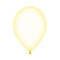 Globo Cristal Pastel Amarillo R5 por unidad Sempertex