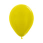 Globo Metal Amarillo R9 por unidad Sempertex