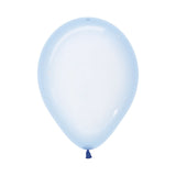 Globo Cristal Pastel Azul R12 por unidad Sempertex