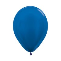 Globo Metal Azul R12 x12 unidades Sempertex