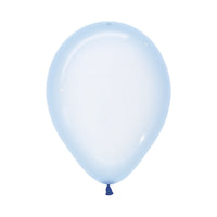 Globo Cristal Pastel Azul R5 x50 unidades Sempertex