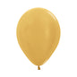 Globo Metal Dorado R12 por unidad Sempertex