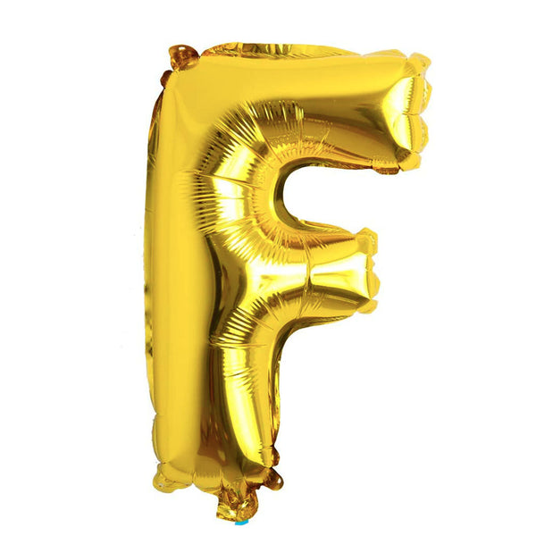 Globos Metalizados Letras Números 40 Cm Dorados Plateados