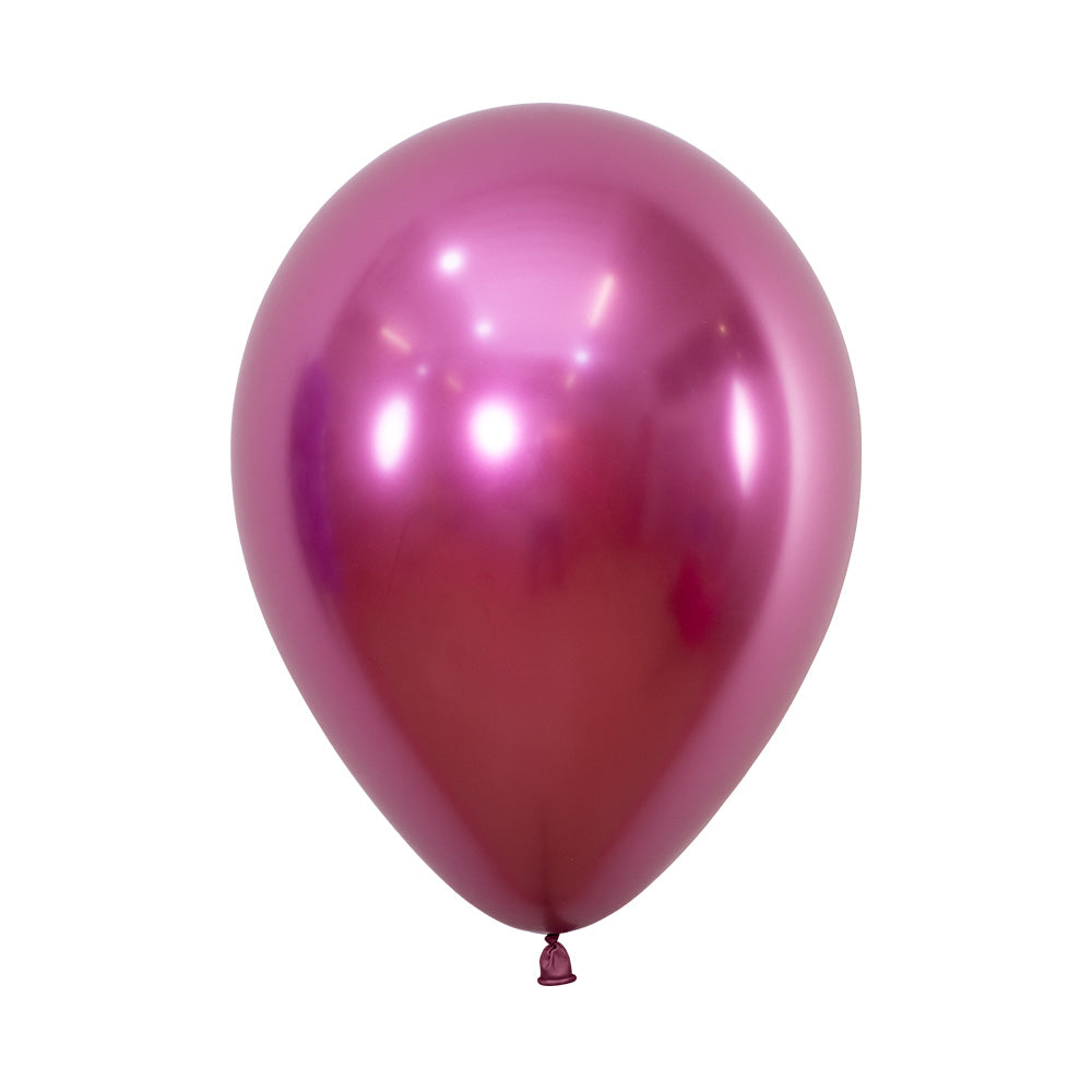 Globo Reflex Cromado Fucsia R12 por unidad Sempertex