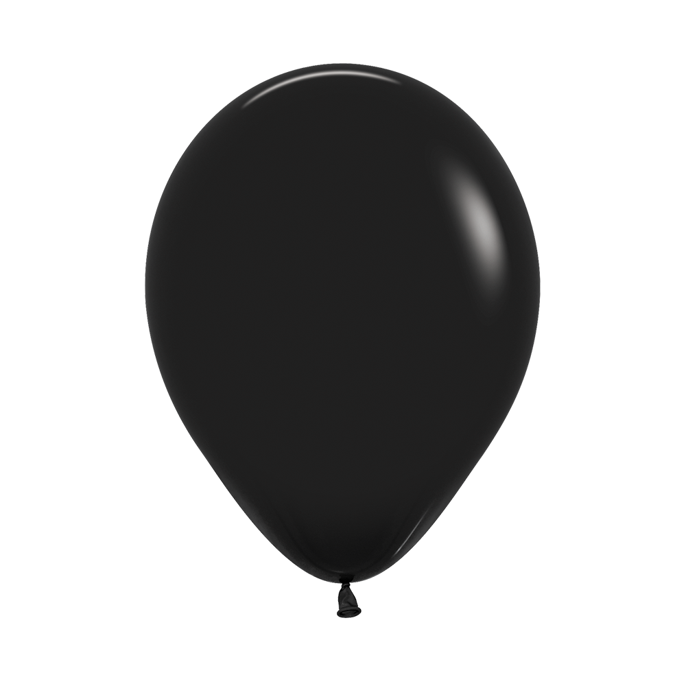 Globo Fashion Negro R12 x12 unidades Sempertex