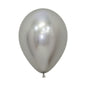 Globo Reflex Cromado Plata R12 x12 unidades Sempertex