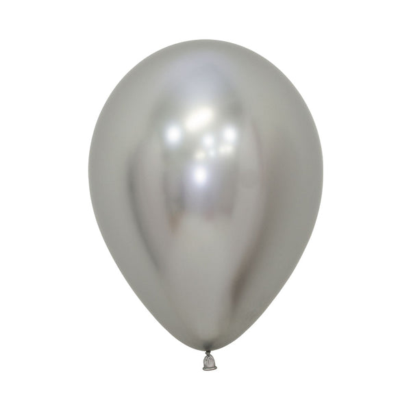 Globo Reflex Cromado Plata R12 por unidad Sempertex