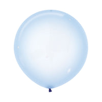 Globo Cristal Pastel Azul R24 x3 unidades Sempertex