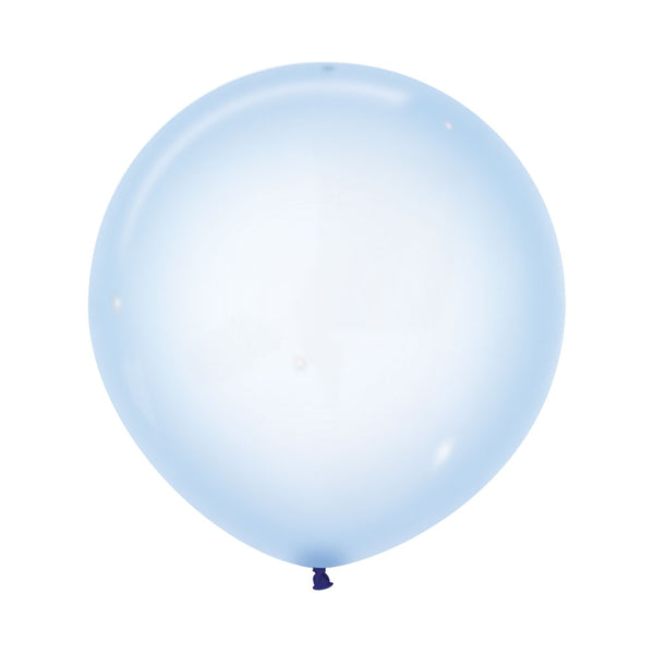 Globo Cristal Pastel Azul R24 x3 unidades Sempertex