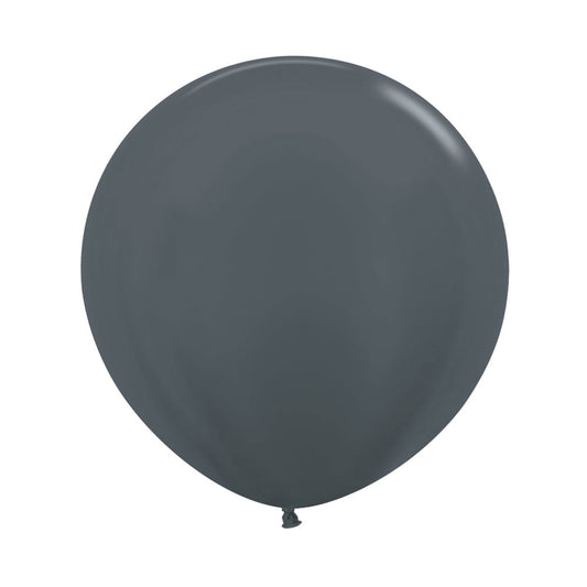 Globo Metal Grafito R24 x3 unidades Sempertex Esfera