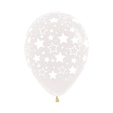 Globo Impreso Infinity Transparente Estrellas Bold R12 por unidad Sempertex