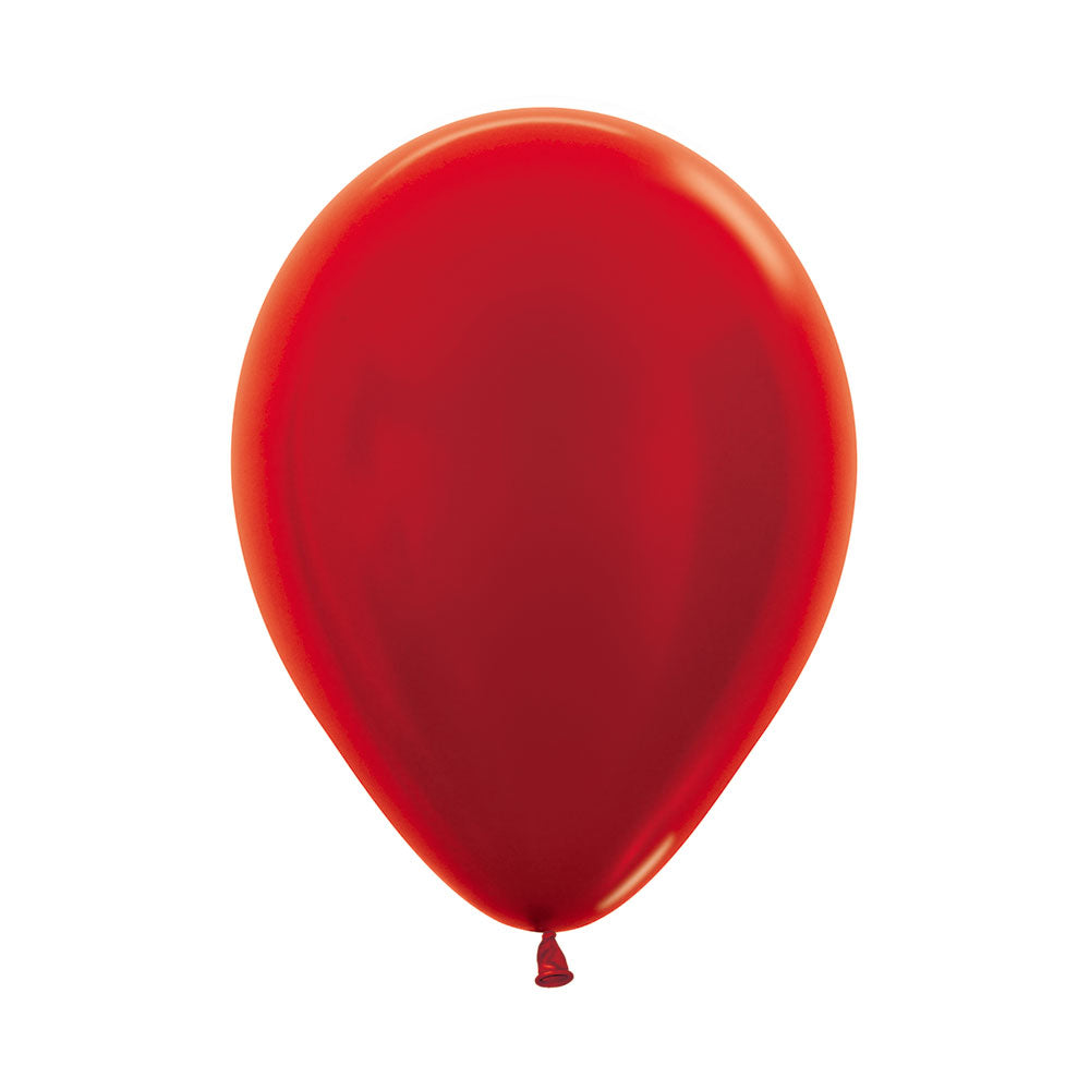 Globo Metal Rojo R9 x20 unidades Sempertex