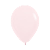 Globo Pastel Mate Rosado R12 x12 unidades Sempertex