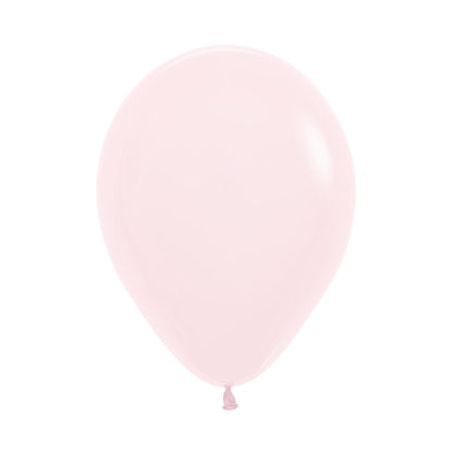 Globo Pastel Mate Rosado R12 x50 unidades Sempertex