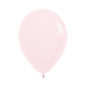 Globo Pastel Mate Rosado R12 x50 unidades Sempertex