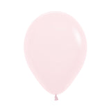 Globo Pastel Mate Rosado R12 x50 unidades Sempertex