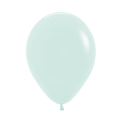 Globo Pastel Mate Verde R12 x12 unidades Sempertex