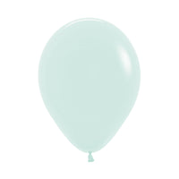 Globo Pastel Mate Verde R12 x12 unidades Sempertex