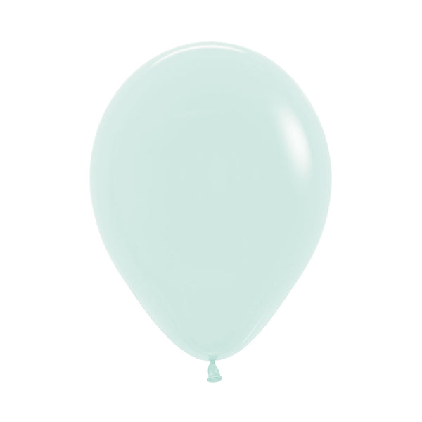 Globo Pastel Mate Verde R9 x50 unidades Sempertex