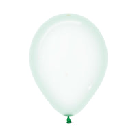 Globo Cristal Pastel Verde R12 x12 unidades Sempertex