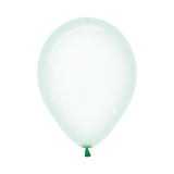 Globo Cristal Pastel Verde R12 x12 unidades Sempertex