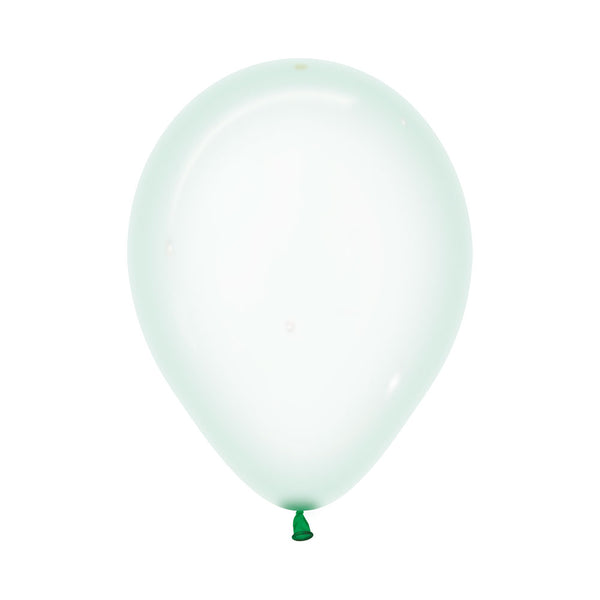 Globo Cristal Pastel Verde R12 x12 unidades Sempertex