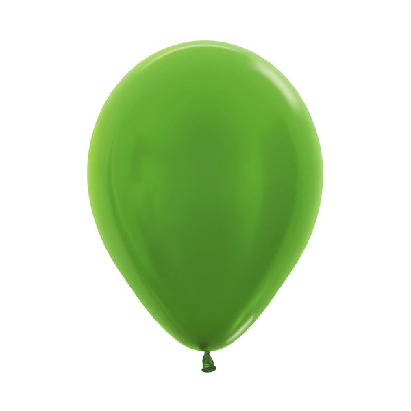 Globo Metal Verde Lima R5 x50 unidades Sempertex