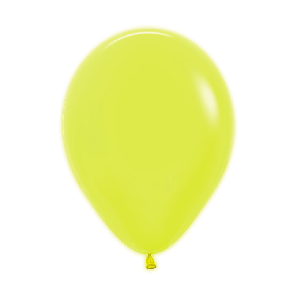 Globo Neón Amarillo R12 x50 unidades Sempertex