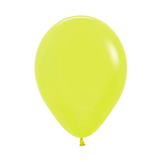 Globo Neón Amarillo R5 x50 unidades Sempertex