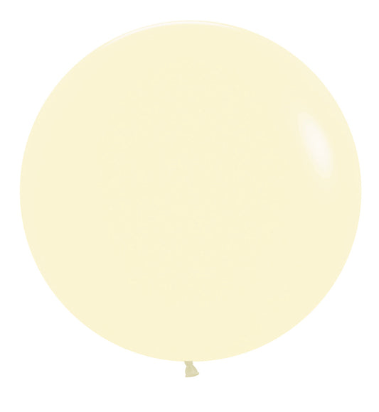 Globo Pastel Mate Amarillo R24 x3 unidades Sempertex