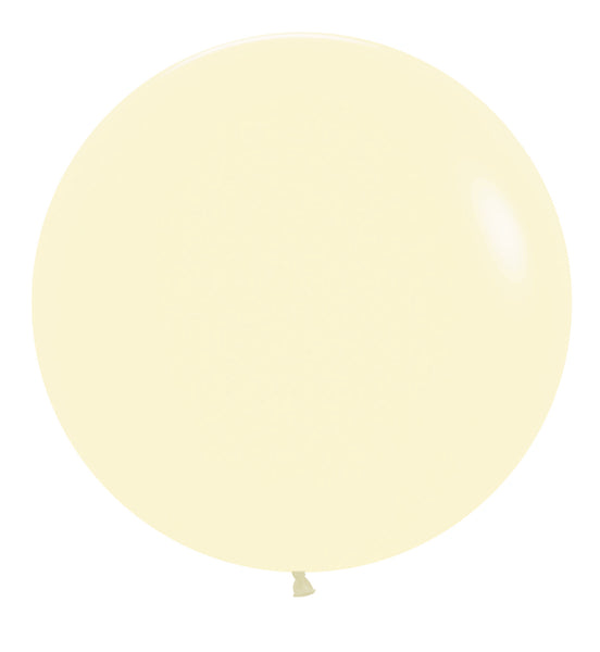 Globo Pastel Mate Amarillo R36 x2 unidades Sempertex