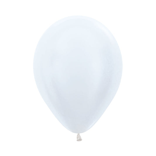 Globo Satín Blanco R9 por unidad Sempertex