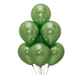 Globo Reflex Cromado Verde Lima R12 x50 unidades Sempertex