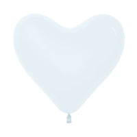 Globo Fashion Corazón Blanco C6 x50 unidades Sempertex