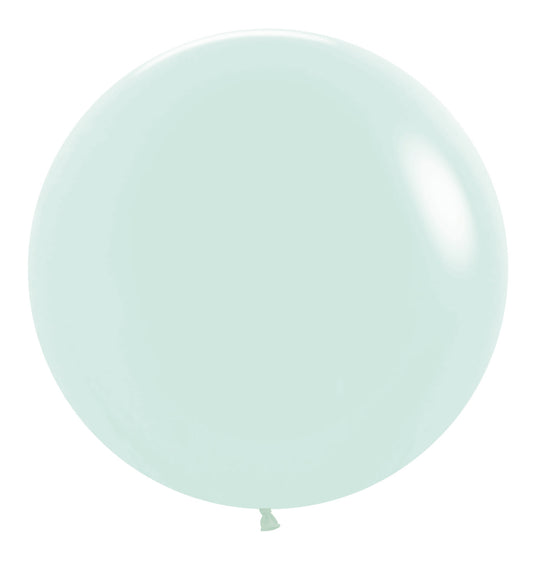 Globo Pastel Mate Verde R24 x3 unidades Sempertex