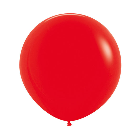 Globo Fashion Rojo R24 x3 unidades Sempertex Esfera