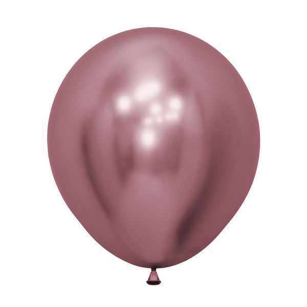 Globo Reflex Cromado rosado R18 por unidad Sempertex