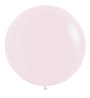 Globo Pastel Mate Rosado R24 x3 unidades Sempertex