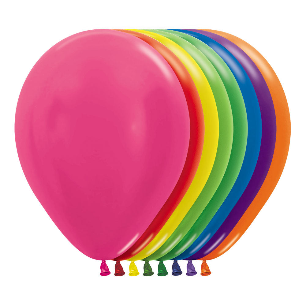 Globo Metal Surtido R12 x50 unidades Sempertex