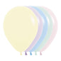 Globo Pastel Mate Surtido R9 x50 unidades Sempertex