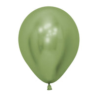 Globo Reflex Cromado Verde Lima R5 x50 unidades Sempertex